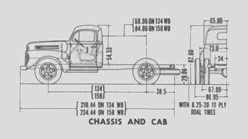 1950 Ford truck dimensions #10