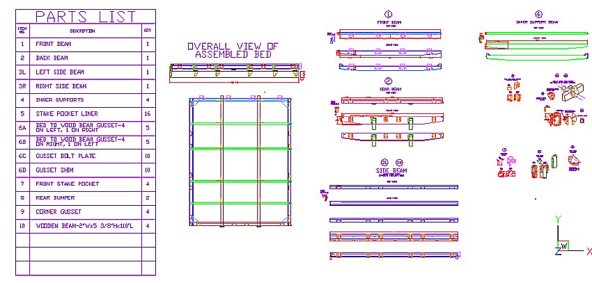 Pickup Truck Flatbed Plans